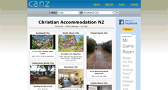 Desktop Screenshot of canz.co.nz